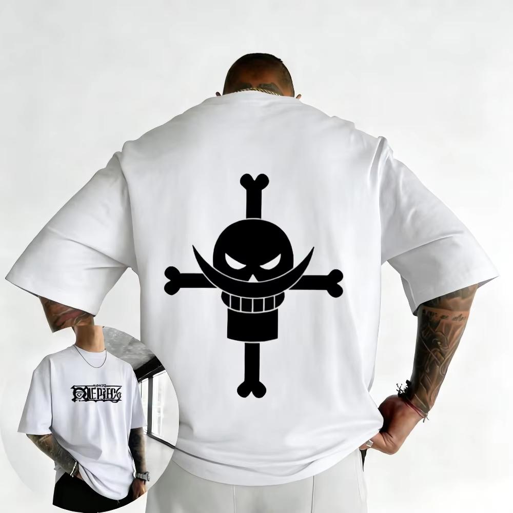 Mens and Womens AllCotton Tshirt  ONE PIECE  Edward Newgate  Summer 2026 Anime Print