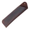 Genuine Leather Retro Pen Case - Handmade First Layer Cowhide Pencil Bag, Creative Gift Protective Cover