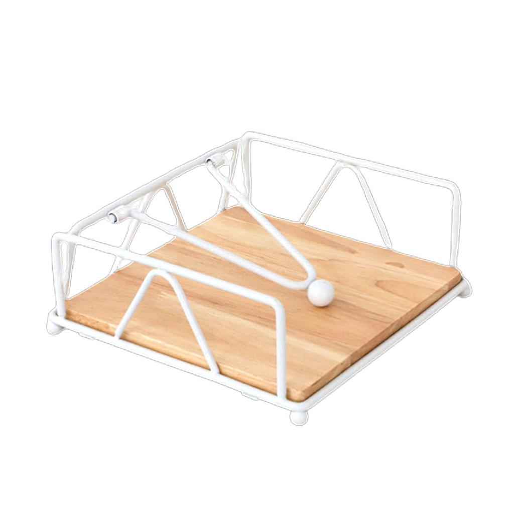 Table Tissue Storage Holder Outdoor Use Countertop Metal Desktop Ornament Tabletop Tissue Dispenser for Home Restaurant