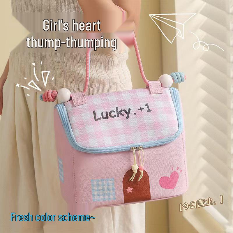 Large Capacity Portable Makeup & Toiletry Bag - Waterproof, Cute Design for Travel & Personal Storage