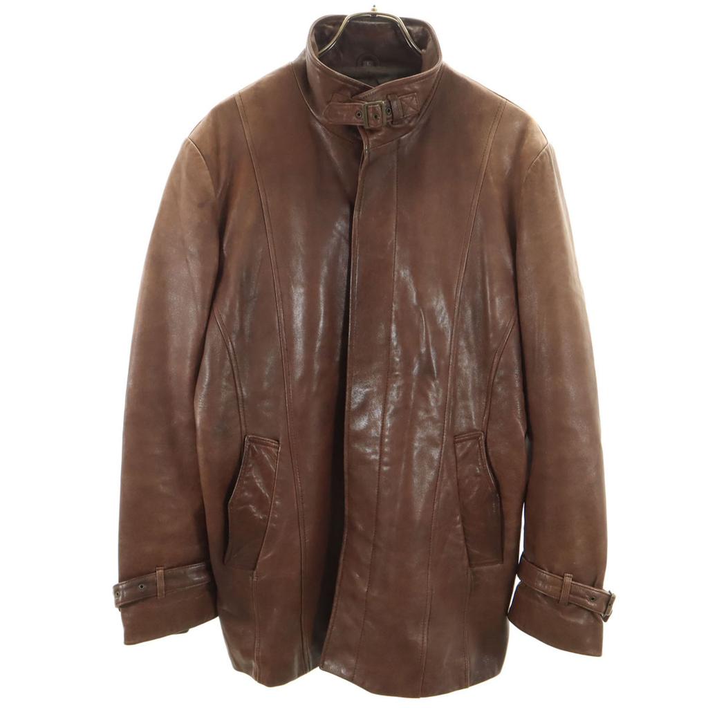 WIND ARMOR leather jacket L Brown Men's Used