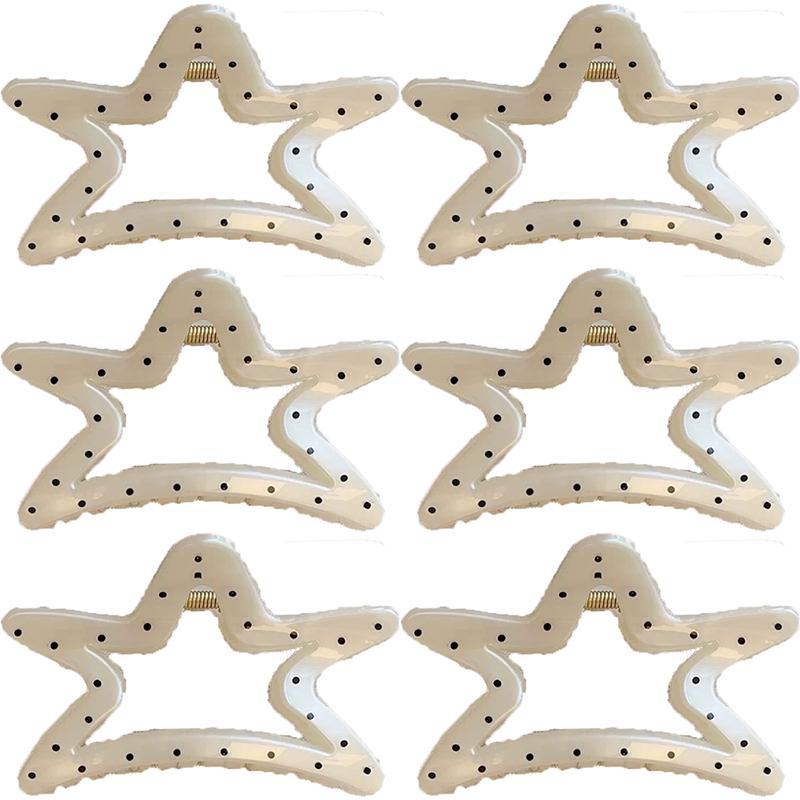 Polka Dot Versatile Hair Clip Feminine Hair Shark Clip Fashion Sweet Hair Accessories