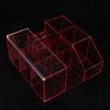 Large Capacity Eyelash Grafting Nail Art Tattoo Tool Storage Box Case Organizer (Pink Transparent)