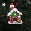 Christmas Gingerbread Small House Pendant Creative Xmas Tree Decorantions Hanging Ornament New Year Gift Home Decor 2023