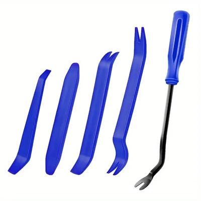 Auto Door Panel Trim Removal Tool Kit - Car Audio & Navigation Disassembly Prying Tool with Nail Puller for Auto Repair