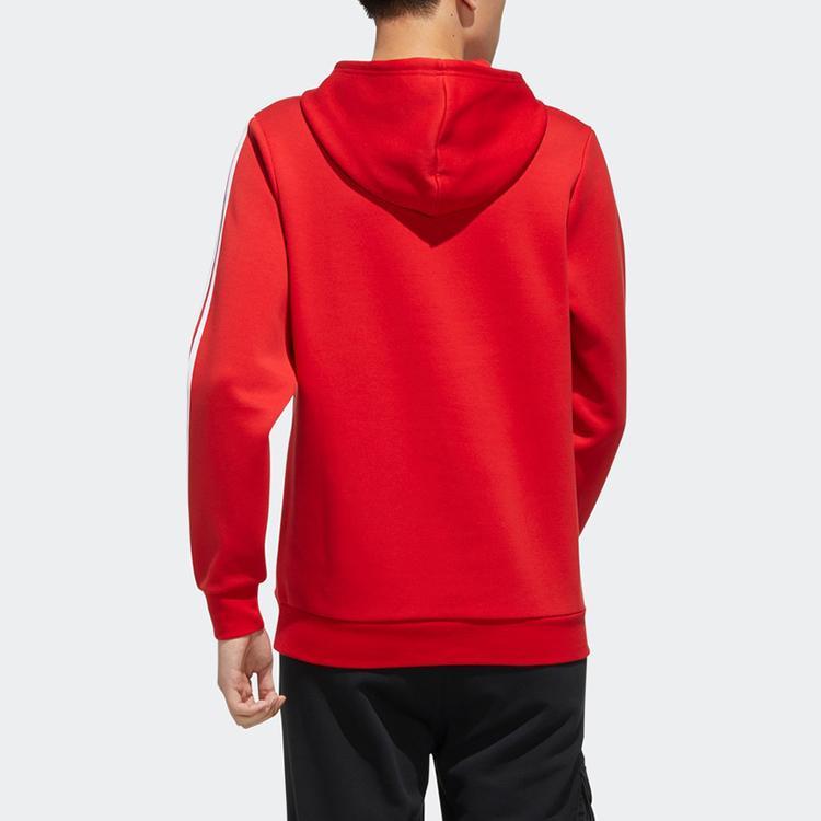 Adidas Neo X Disney Collaboration New Year Limited Edition Mickey Element Sports Hoodie Men Hoodie Light-Crimson GE7767
