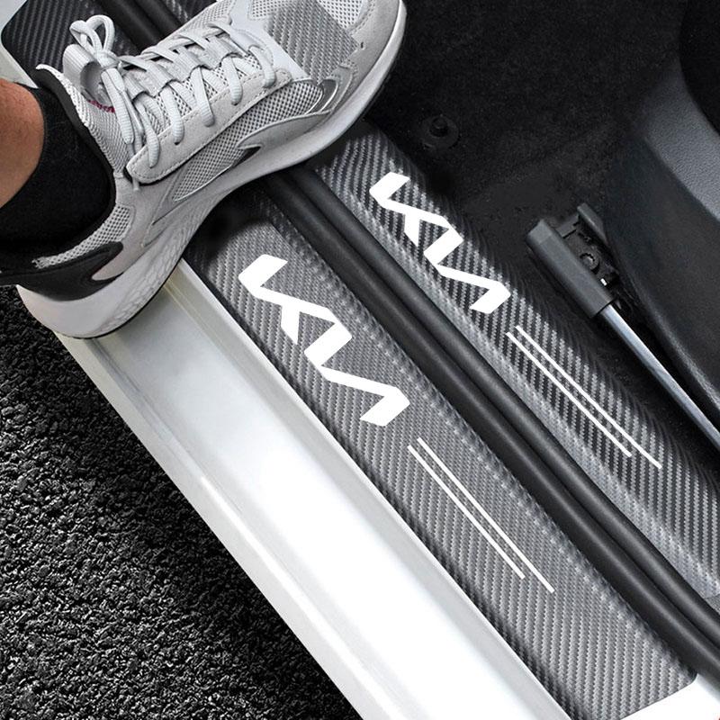 Car Bumper Door Guard Protection Film Car Door Sill Sticker For KIA sportage cerato Optima K2 K4 K5 rio soul stonic Accessories
