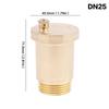 Dn10/Dn15/Dn20/Dn25 Brass Material Automatic Exhaust Release Valve Standard Male Thread Pressure Release Air Vent Valve