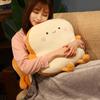 Toast Bread Pillow Funny Food Plush Pillows Small Cute Stuffed Plush Toast Sofa Pillow for Adults Gift Home Bed Room Decor