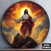 Metal Wall Art Jesus Vintage Tin Sign Religious Decor for Home Cafe Church