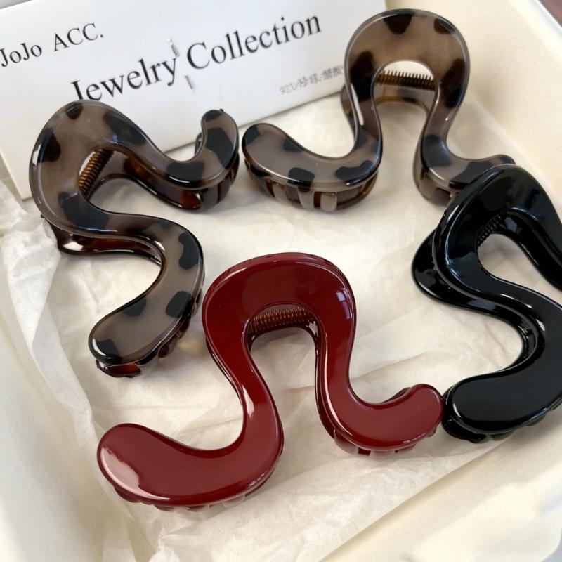Fashion High End Sense New Shark Clips for Women Medium Sized Back of Head Hairpin High Ponytail Fixing Artifact Hair Accessory