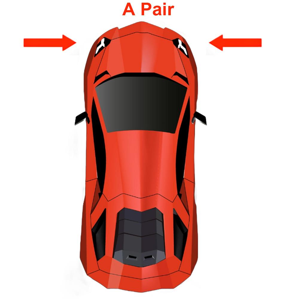 For Toyota Prius 2005 2006 2007 2008 2009 patterned Headlight Cover Replacement Front Car Light Auto Shell Lampcover Lampshade