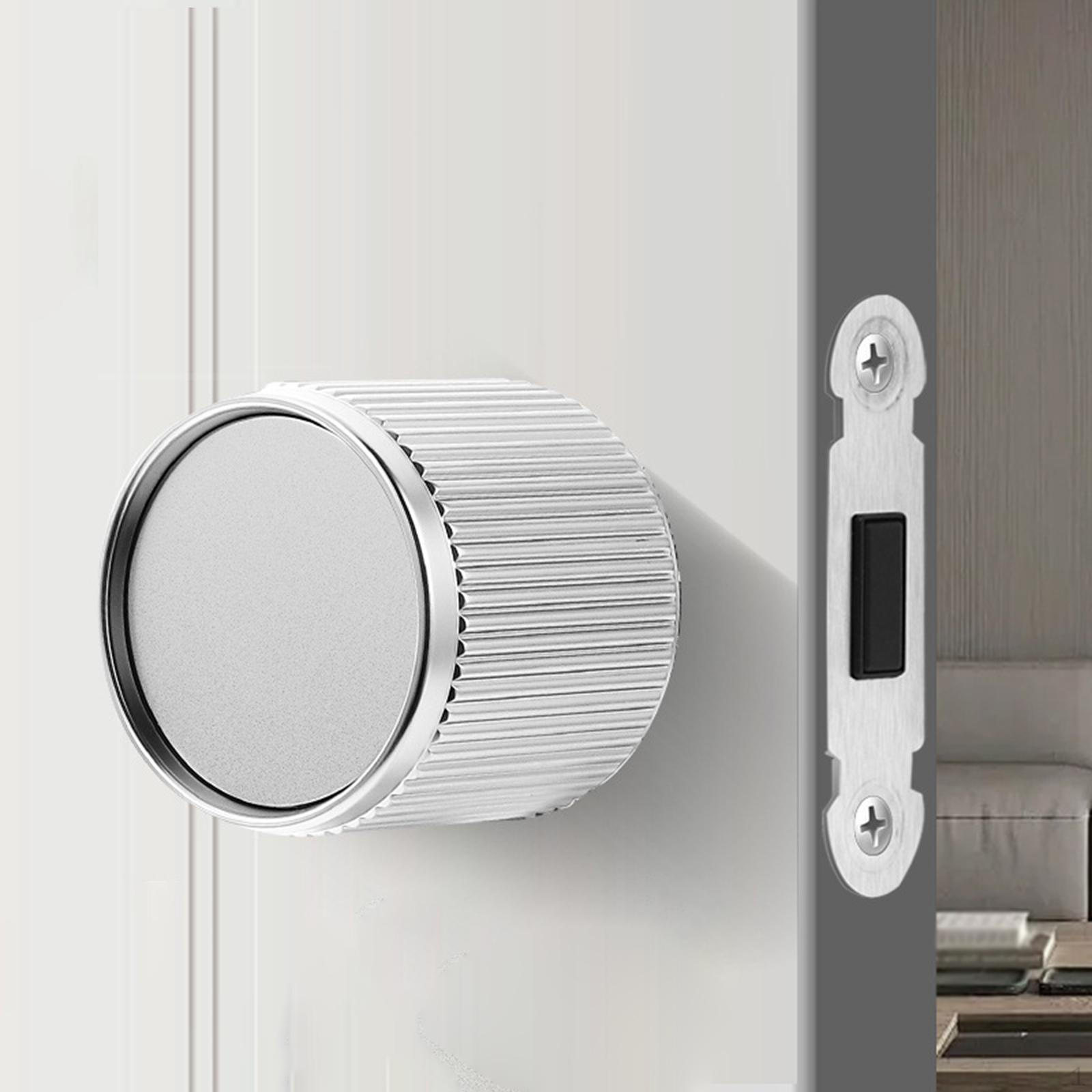 

Магнитный замок-ручка для двери в ванную комнату 5x5.3см Silvery