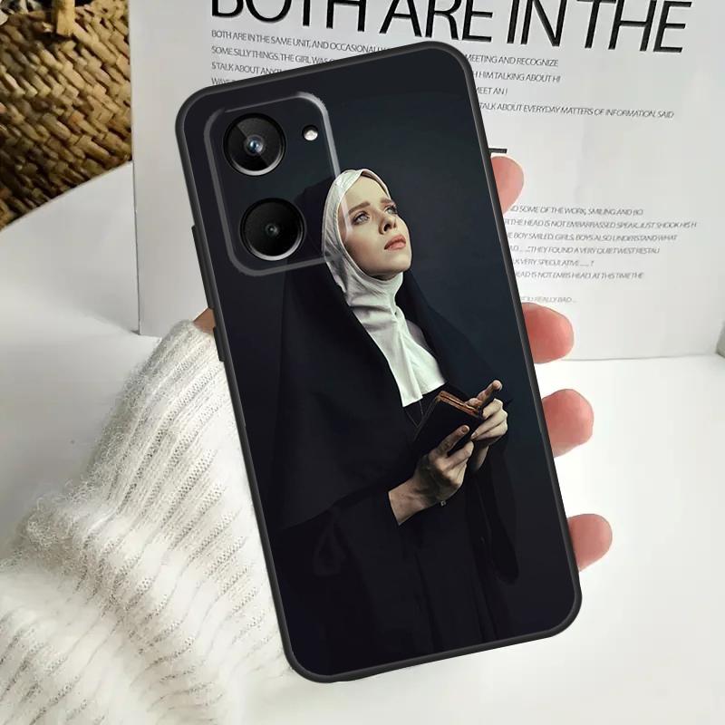 Jesus Nun Sister Case For Realme 9 10 11 12 Pro Plus GT5 GT Neo5 C21Y C25s C30 C31 C33 C35 C51 C53 C55 C67