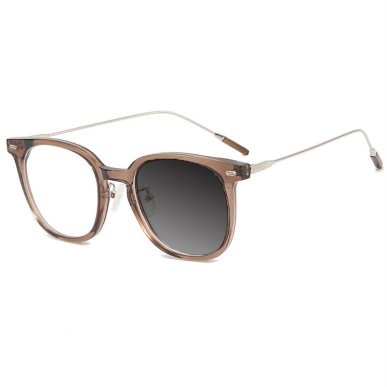 Design Fresh Korean Style Frame Anti Blue Light High Vision Glasses 0 Degree Decoration Eyeglass Customizable Prescription Lens