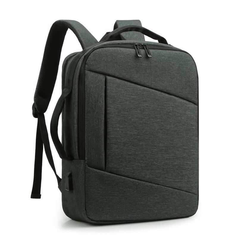 

TS JYL laptop bag,New Multi-functional Laptop Backpack Simple College Student Business Travel Bag OneSize серый