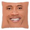 The Rock Face Dwayne Cushion Cover For Sofa Home Decorative American Actor Johnson Throw Pillow Cover Soft Velvet Pillowcase