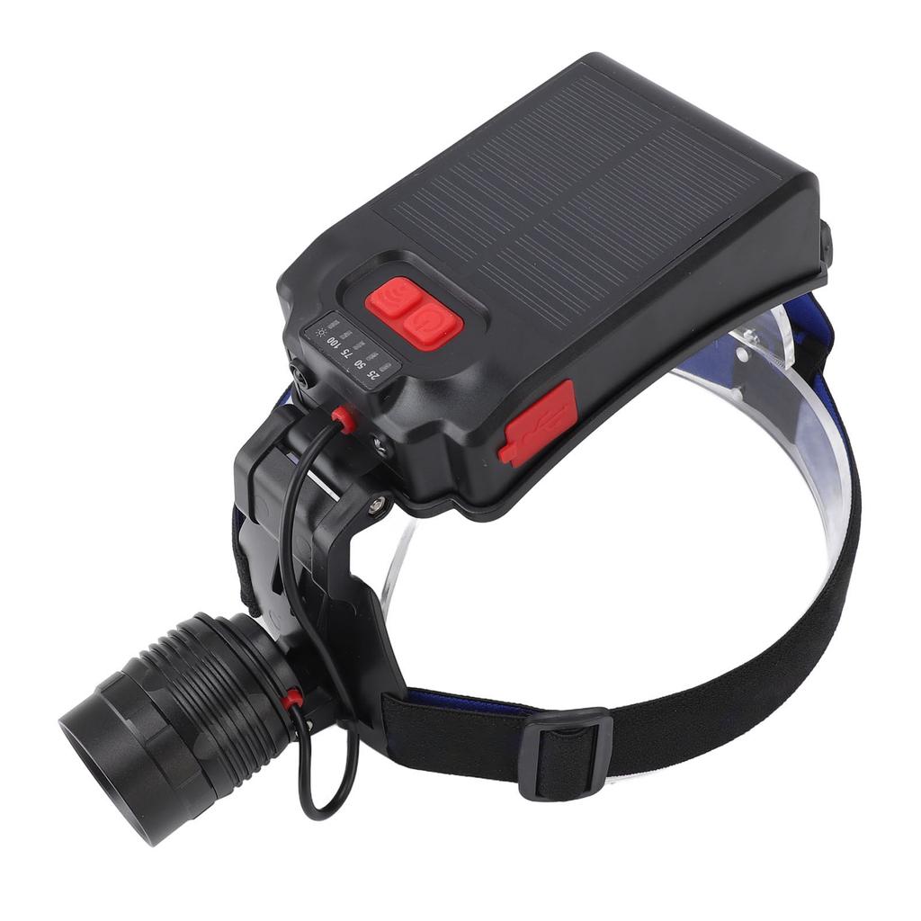 Solar  Light 2700LM Bright IPX4 Waterproof 3 Lighting Mode Rechargeable Sensor Headlamp with 90??