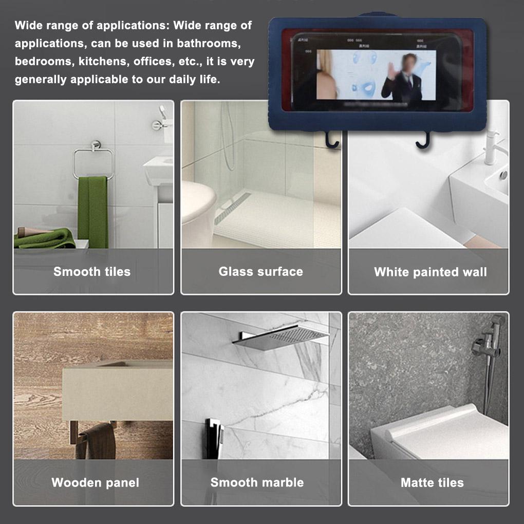 Bathroom Toilet Mobile Phone Holder Box Wall Mounted Soap Bracket 6 Inch