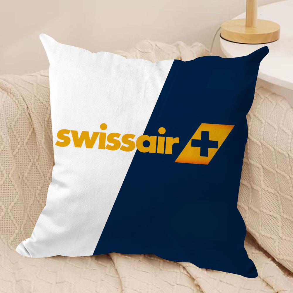Luxury SSwISSAIR Cushion Cover Pillowcase Ultra Soft Skin Friendly Fabric Cloud Like Comfort  Concealed Zipper