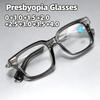 Stylish Oversized Presbyopia Eyewear Blue Light Blocking Unisex Reading Glasses