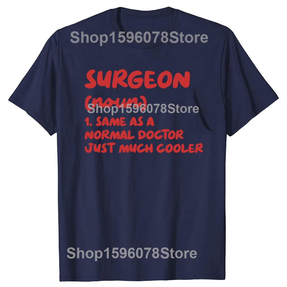 Surgeon Definition Surgery Doctor TShirt Men Women Clothing Fashion T Shirts Cotton Short Sleeve Oversized Loose Tshirt Tops