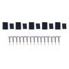 For Futaba Servo Receiver Connectors Plugs with Lock and Male Female Terminals Crimps Pin Kit for Quadcopter Battery
