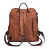Women's PU Leather Convertible Backpack - Soft, Versatile, Large Capacity