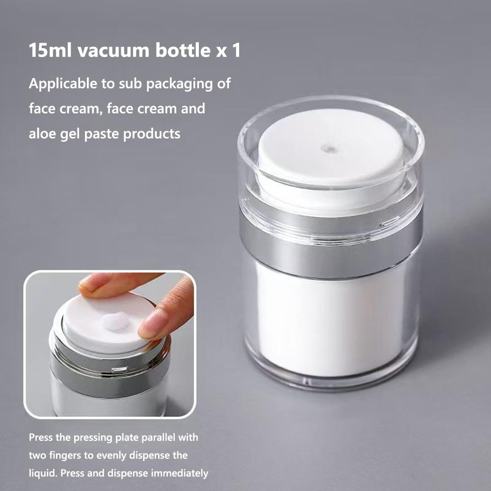 15ml/30ml/50ml Face Cream Lotion Cream Bottle Push-type Sample Bottles Gifts Vacuum Bottle