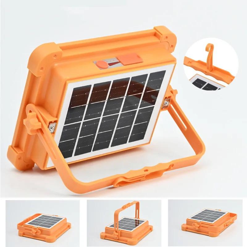 Solar Waterproof Outdoor Lamp Super Bright Emergency Flood Light for Camping