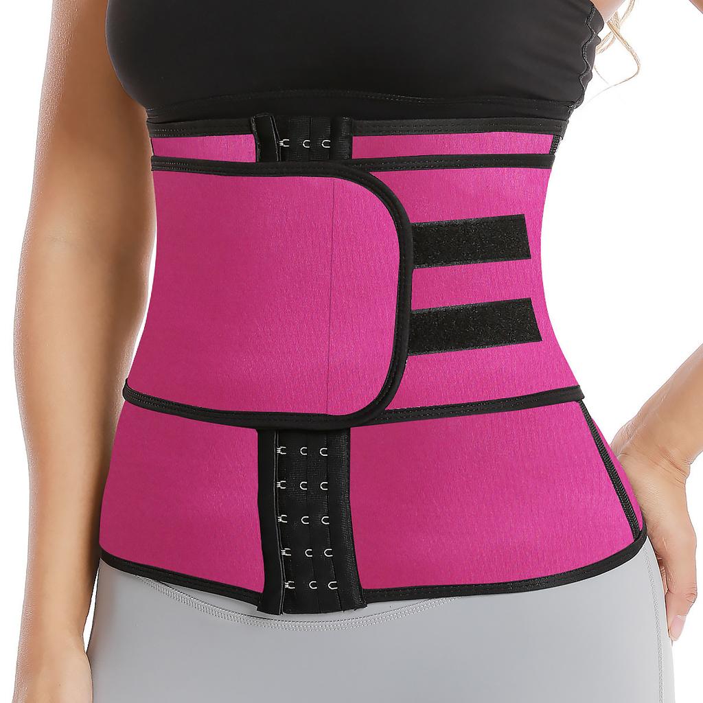 Sweat Belly Belt Zipper Belt Breasted Women's Waist Corset Tight Belly Belt Sports Corset Shapewear