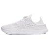 SlipSpeed Cushioning, Wear Resistant Low Top Casual Shoes Unisex White Sneakers 3027049-125