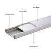 Ultra-Thin Rechargeable LED Sensor Light: Wireless, Self-Adhesive for Cabinets, Kitchens, Entrances, and Bedsides