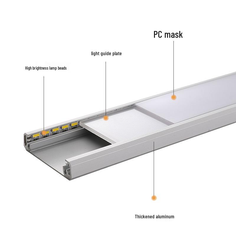 Ultra-Thin Rechargeable LED Sensor Light: Wireless, Self-Adhesive for Cabinets, Kitchens, Entrances, and Bedsides
