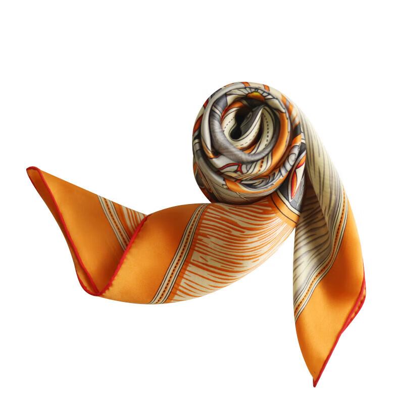 Aurora Floral Waltz 100% Mulberry Silk Scarf