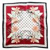 70x70cm Nylon Square Scarf Women Vintage Print Lightweight Accessory Office Casual Hair Styling