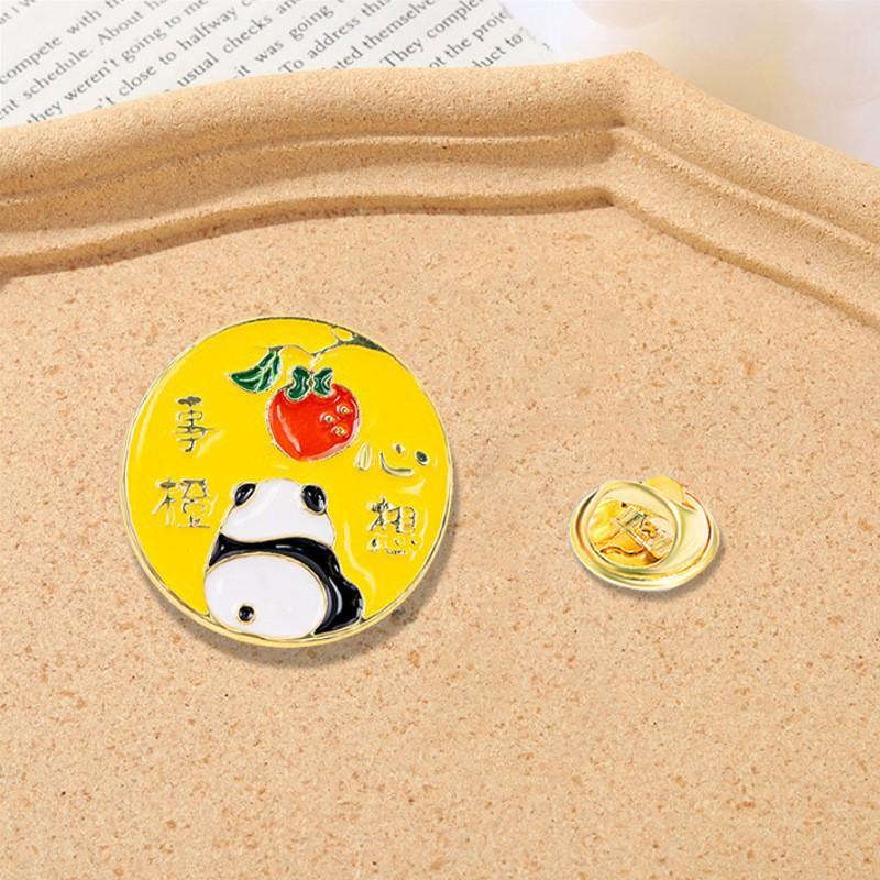 Retro Zodiac Products, Guochao Cartoon Faucet Brooch, Piercing Horse Needle, Oriental Dragon Men'S Suit Accessories Badge