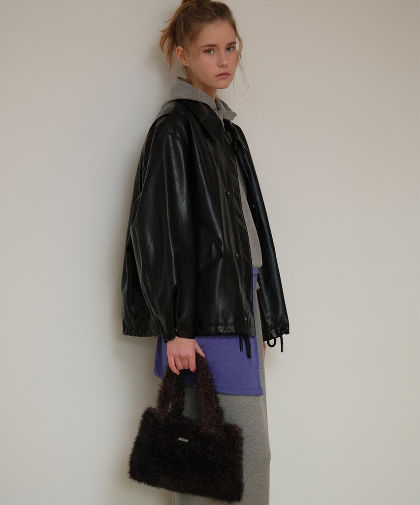 Carmonde Brush Handmade Bag_Brown
