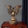 Angel Home Decor: European Retro Imitation Copper Resin Ornament for Entryway