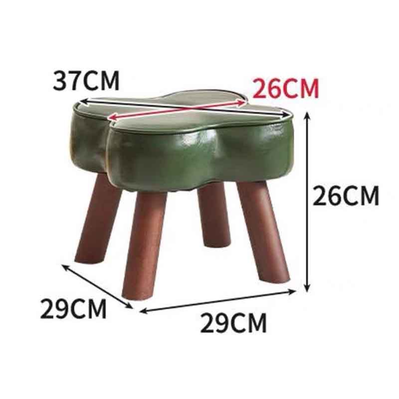 

Мебель в скандинавском стиле, небольшой табурет из цельного дерева, крыльцо, пеленальный столик, диван для гостиной, подставка для ног, креативный кожаный табурет, домашнее сиденье