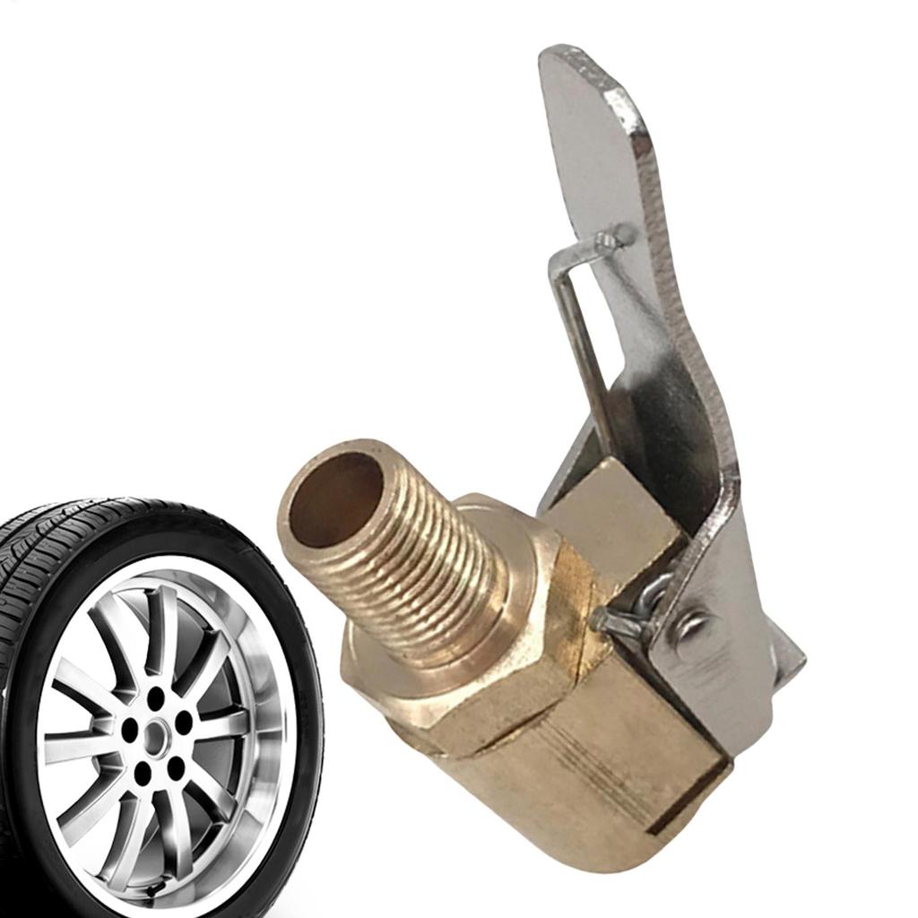 Air Chucks for Tires Quick Connect Air Chucks Brass Air Chuck Multifunctional Tire Chuck Heavy Duty Lock On Tire Inflator Chuck