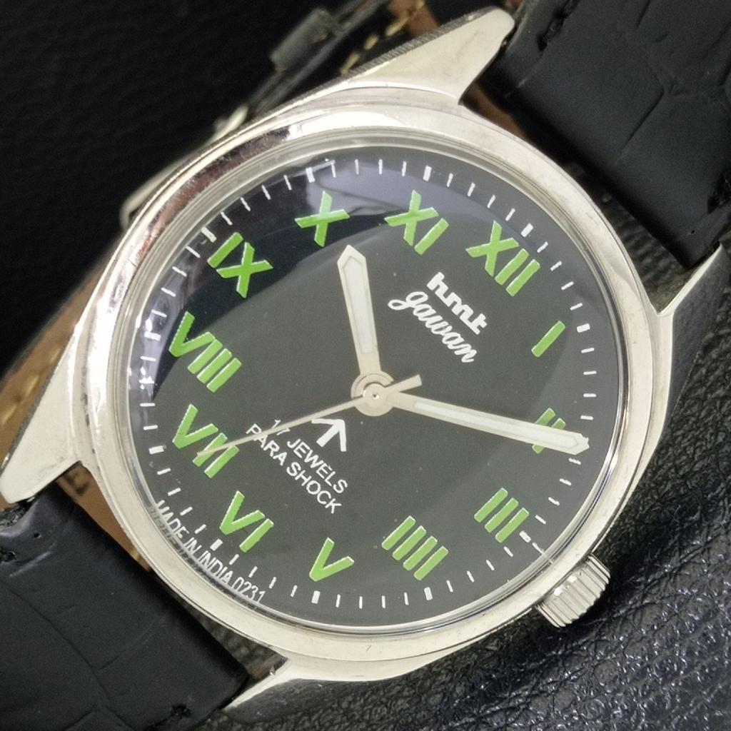 

HMT JAWAN ВИНТАЖНЫЕ МУЖСКИЕ ЧАСЫ С РУЧНЫМ ЗАВОДОМ И ИНДИЙСКИМ ЧЕРНЫМ ЦИФЕРБЛАТОМ a700287-5 R202-a700287