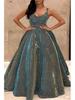 Elegant European & American Fashion Slim Long Evening Dress with Flashy Design