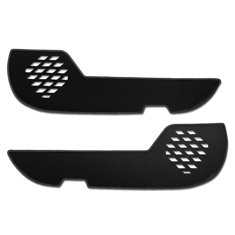 YOURS Crown Estate Dedicated Door Trim Set Kick CROWN Sewn In Protective Small Guards, Front, 2-Piece [Black Leather/Navy], Guards, ESTATE, Japan,