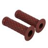 22mm 7/8"   Vintage Soft Rubber Handle Bar Hand Grips For Motorcycle Dirt Bike Black