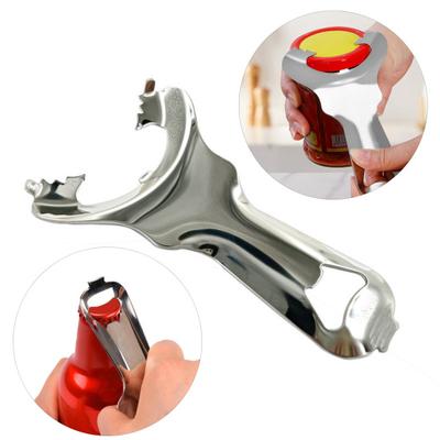 Mason Jar Opener for Canning Lids No Lid Dents or Damage Stainless Steel Bottle Opener Easy Twist Manual Handheld Top Remover