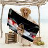 Football Player Celebration Beach Towel Super Soft & Absorbent Comfortable Lightweight