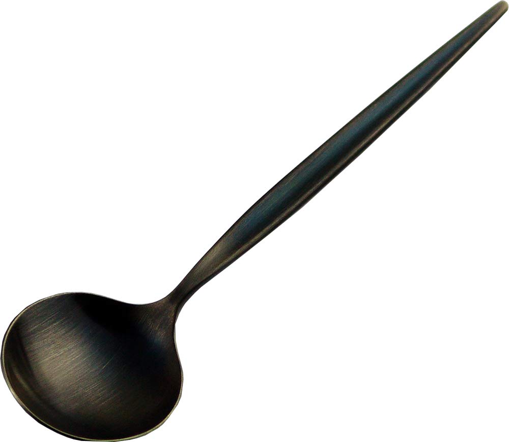 

Luckywood Meteora Satin Black Bouillon Spoon (0-12613-090)