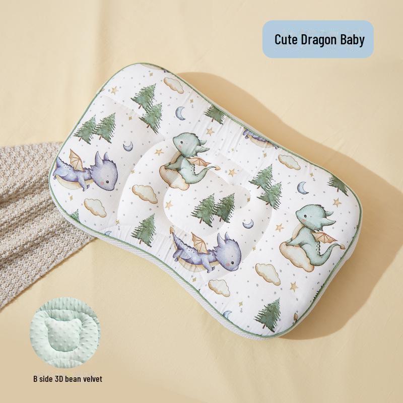 

Универсальная детская подушка для детей от 1 до 12 лет: Дизайн марли для комфорта в любое время года 5-12 years (55x34x4-6cm)