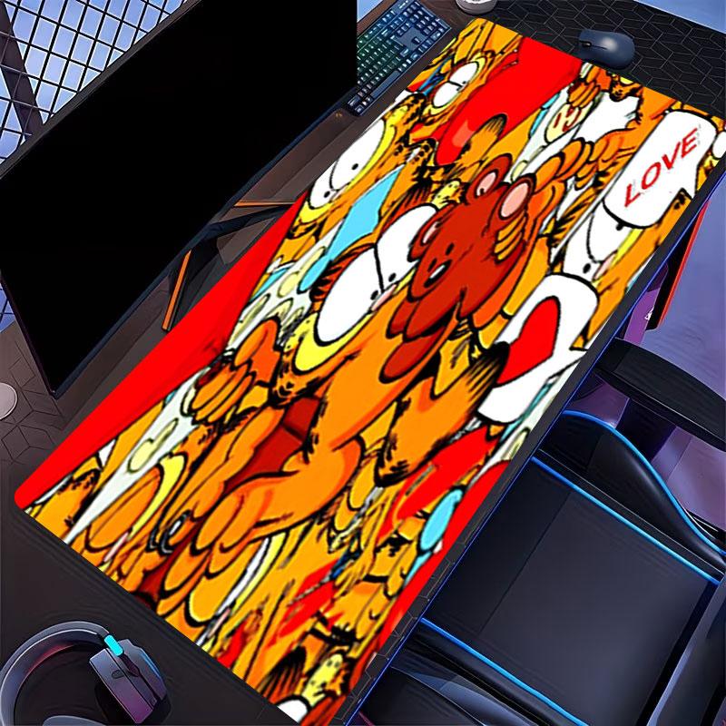 Garfield Print Mouse Pad, for Keyboard Pad Laptop PC Mat for Office Home Use, Desk Decor, Perfect Birthday Gift for Gamers